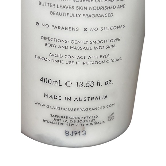 Glasshouse Fragrance Kyoto in Bloom Body Lotion Camellia &‎ Lotus 13.53. oz - Picture 6 of 8